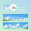 Cinta washi serie Nubes tema Campos Verdes para decoración creativa de álbumes - Campos Verdes Sobre las Nubes
