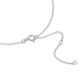 Minimalist 925 sterling silver chain necklace with spring clasp and adjustable link - Silver Cable Chain (Spring Ring) / 45cm