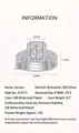 S925 silver moissanite ring with 2ct emerald cut stone and 18K white gold plating - R13775 Moissanite Octagon 6x8