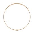 Elegante 925 zilveren rode ketting met moissanite hanger en gouden afwerking - Chenxi Golden String Stijl
