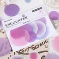 Autocollants pois dégradés violets Retro Story, lot de 30 stickers en papier washi - Le Temps Passe