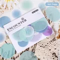 Blau-violette Washi-Sticker der Encounter-Serie für DIY-Journal-Dekorationen - Weiter Nebel