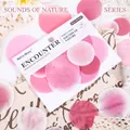 Autocollants washi roses à pois Retro Story Encounter pour déco de journal DIY, 30 pièces - La Voix de la Nature