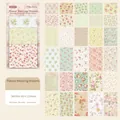 Vintage Blumen-Materialpapier Set mit 60 Blatt für Scrapbooking und Junk Journal Deko - Blumenwebträume