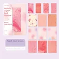 Artistic Light and Shadow series pink aesthetic collage scrapbooking papers in 23 pieces - Peach Clear Dream