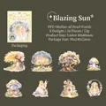 Fairy Forest shell light PET stickers set with 16 pieces for DIY scrapbooking - Burning Sunlight