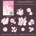 Stickers bulles de rêve en PET avec finition nacrée pour scrapbooking DIY, lot de 10 feuilles - 2 Bulles de Rêve