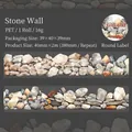 Stone wall texture PET tape for DIY journaling 40mm x 2m decorative scrapbooking tape - Stone Masonry Wall