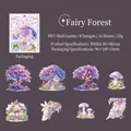 Fairy Quotes sticker pack featuring PET shell light fairy forest house designs - Elf Quotes