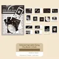 Vintage lunar stamp stickers with 15 moon designs for DIY scrapbooking material - Moon Orbit Light