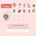 Morning Dew PET-Sticker-Set mit 30 botanischen und Pilz-Motiven für Scrapbooking - Morgentau Früchte