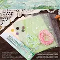 Floating Dream retro craft kit with mixed tulle, yarns, wooden buttons and paper - Floating Dream - Mist in Pine Sea