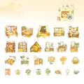 Healing PET stickers set Warm Sunset thema met 25 stuks voor DIY dagboek deco - Warme Schemering
