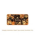 Vintage medieval ink pad in Ochre Yellow featuring retro swallow and leaf illustration - Ochre Yellow