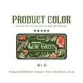 Vintage ink pad in No.6 Leaf Green with hummingbird and floral illustration packaging - Leaf Green