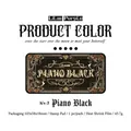 Vintage art style ink pad in piano black with hummingbird and floral patterns - Piano Black