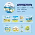Infinite Journey PET tape with summer pasture scenery for scrapbooking decoration - Summer Pasture