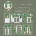 PET decoratieve tape met klimop vensterbank thema voor DIY scrapbooking en decoratie - Wijnstok Erker