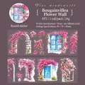 Bougainvillea flower wall pattern PET decorative tape for DIY journaling, 70mm x 2m roll - Bougainvillea Flower Wall