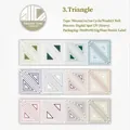 90mm geometric triangle washi tape with 12 color variants in Morandi and deep tones - Triangle