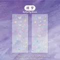 Pegatinas de mariposa en PET con detalles dorados para decoración de álbumes - 2 Hojas / Sueño de Mariposa