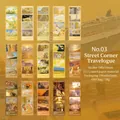 Street Corner Notes scenery sticker pack with 15 long strips of matte coated paper stickers - Street Corner Notes