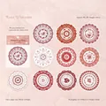 Lace Dream Rose Whisper vintage sticker set with intricate die-cut floral patterns - Rose Whispers