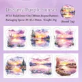 Sunset landscape theme PET decorative tape in dream purple for DIY journaling - Dreamy Purple Clouds