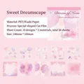 Set de 20 pegatinas de acuarela Sweet Dream de PET para scrapbooking y manualidades - Sueño Dulce