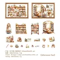 Set de pegatinas PET Afternoon Tea con ilustraciones vintage para decoración - Afternoon Tea