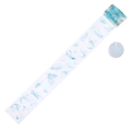 Self-adhesive PET decorative tape featuring blossoming blue water waves and clear finish - Waves