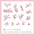 30pcs PET waterproof pink cherry blossom branch stickers for DIY scrapbooking decoration - Spring Branches