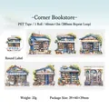 Ruban PET décoratif thème librairie de coin avec motifs aquarelle pour scrapbooking DIY - Librairie du Coin