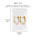 Small 6x8cm thickened PVC jewelry storage bag with seal for earrings and small rings - Single Jewelry Bag (6*8cm)