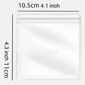 Transparent EVA storage bag 10.5x11cm with seal for jewelry organization - EVA Jewelry Sealed Bag (10.5x11cm)