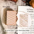 Tampon en bois vintage avec motif de vagues pour scrapbooking et artisanat - 1 Pièce / Vague