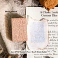 Tampon en bois rétro avec motif de vagues et manche en hêtre pour scrapbooking - 1 Pièce / Texture de Coquille