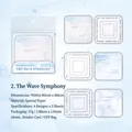 Dreamy Foam Ocean Wave Movement Vintage Scrapbooking Papier Set mit 30 Blatt Spezialpapier - Die Wellensymphonie