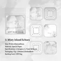 Twilight Island Echo Vintage-Rahmen Dekopapier Set für Scrapbooking, 30 Blatt - Nebelinsel Echo