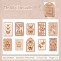 Vintage vlinder kant papier set van 10 stuks voor journal en scrapbook collage - Verloren Kasteel