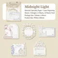Midnight Light series laser cut decorative specialty paper for scrapbooking 10 sheets - Midnight Light