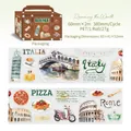 Rome travel themed PET decorative tape with hand-drawn Italian vintage architecture - Rome Memory