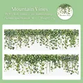 Qingteng PET decorative tape featuring green vine patterns for scrapbooking and DIY - Mountain Vines-Green Vine