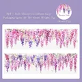 Wisteria theme PET decorative tape for DIY journaling 50mm x 2m with floral design - Mountain Vines-Wisteria