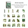 Set pegatinas PET Century Garden con motivos hiedra vintage y cenador para álbumes - Expansión Poética