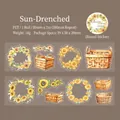 Flower basket PET tape variant Sun-Drenched Sunflower for scrapbooking and decoration - Flower Picking-Sunny Days
