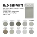 30 sheets of minimalist grey-white specialty scrapbooking paper for creative journaling - NO.04 Off-white