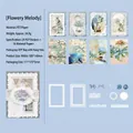 Lace Melody Vintage-Scrapbooking-Set mit 40 Blatt PET-Stickern und dekorativem Papier - Spitze Melodie