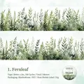Nastro decorativo in PET con foglie di felce per journaling DIY e motivi botanici - Foglia di Felce