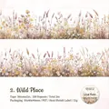 Nastro adesivo PET decorativo con motivi floreali di prati verdi per scrapbooking - Posto Selvaggio